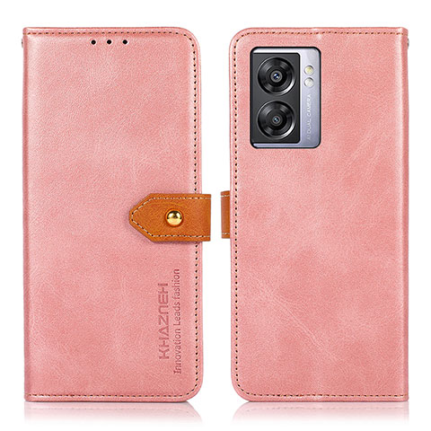 Handytasche Stand Schutzhülle Flip Leder Hülle N07P für OnePlus Nord N300 5G Rosa