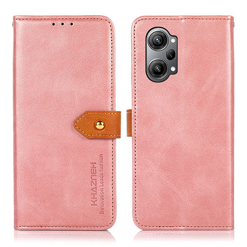 Handytasche Stand Schutzhülle Flip Leder Hülle N07P für Oppo K10 Pro 5G Rosa