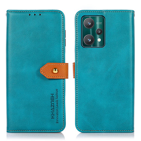 Handytasche Stand Schutzhülle Flip Leder Hülle N07P für Realme V25 5G Cyan