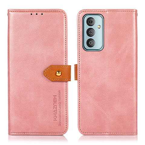 Handytasche Stand Schutzhülle Flip Leder Hülle N07P für Samsung Galaxy F13 4G Rosa