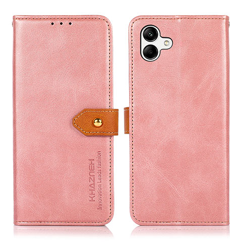 Handytasche Stand Schutzhülle Flip Leder Hülle N07P für Samsung Galaxy F14 5G Rosa