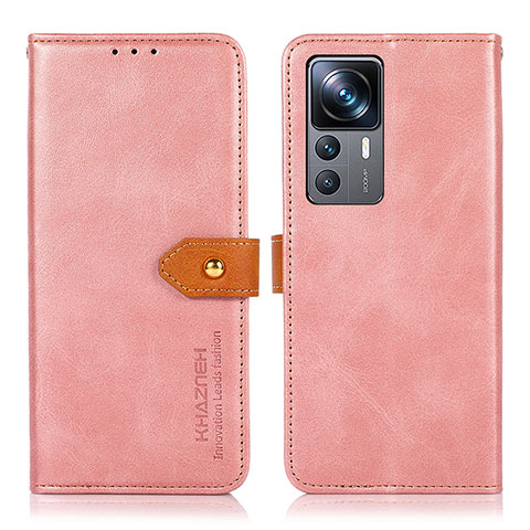 Handytasche Stand Schutzhülle Flip Leder Hülle N07P für Xiaomi Mi 12T 5G Rosa