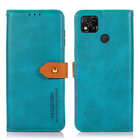 Handytasche Stand Schutzhülle Flip Leder Hülle N07P für Xiaomi POCO C3 Cyan