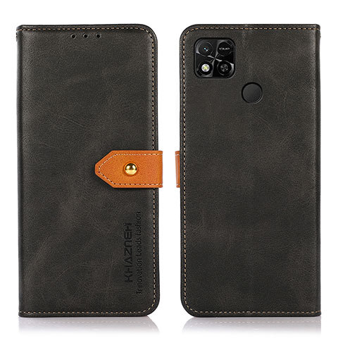 Handytasche Stand Schutzhülle Flip Leder Hülle N07P für Xiaomi Redmi 9C Schwarz