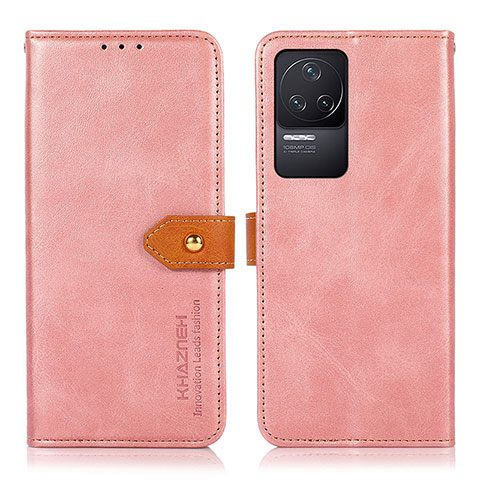 Handytasche Stand Schutzhülle Flip Leder Hülle N07P für Xiaomi Redmi K50 5G Rosa