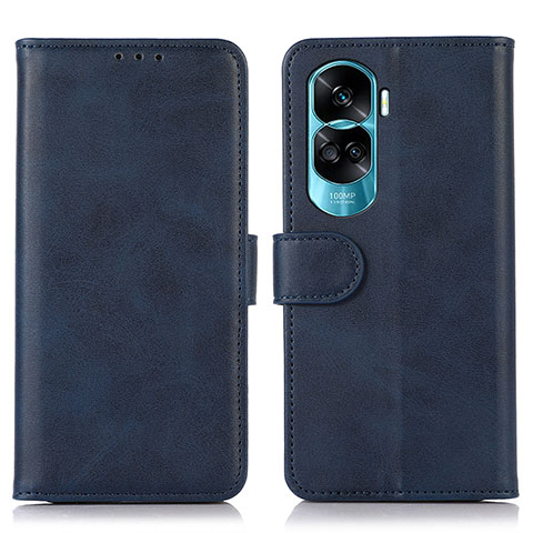 Handytasche Stand Schutzhülle Flip Leder Hülle N08P für Huawei Honor 90 Lite 5G Blau