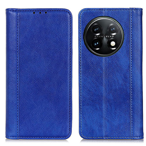 Handytasche Stand Schutzhülle Flip Leder Hülle N08P für OnePlus 11 5G Blau