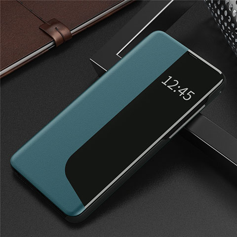 Handytasche Stand Schutzhülle Flip Leder Hülle N09 für Huawei P40 Cyan