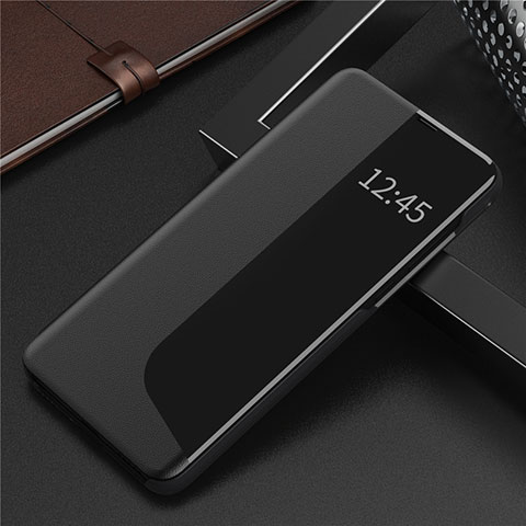 Handytasche Stand Schutzhülle Flip Leder Hülle N09 für Huawei P40 Pro Schwarz