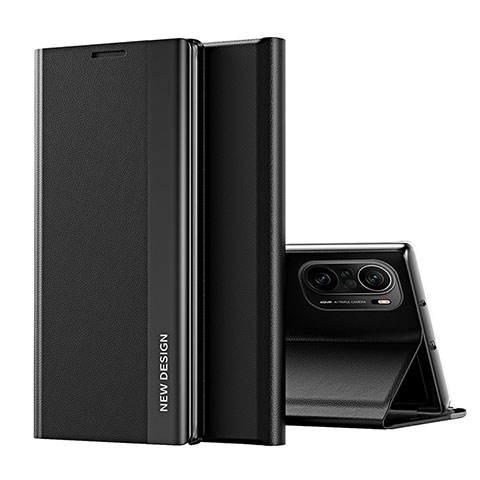 Handytasche Stand Schutzhülle Flip Leder Hülle Q01H für Xiaomi Mi 11X Pro 5G Schwarz