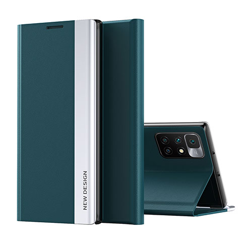 Handytasche Stand Schutzhülle Flip Leder Hülle Q01H für Xiaomi Redmi Note 11 4G (2021) Grün