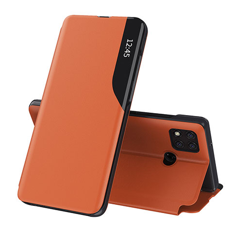 Handytasche Stand Schutzhülle Flip Leder Hülle Q02H für Xiaomi Redmi 10A 4G Orange