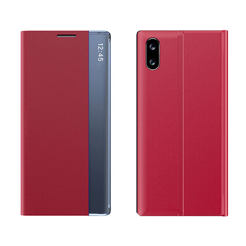 Handytasche Stand Schutzhülle Flip Leder Hülle Q04H für Xiaomi Redmi 9i Rot