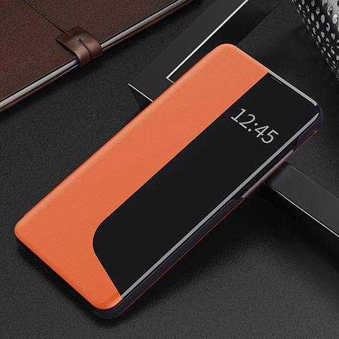 Handytasche Stand Schutzhülle Flip Leder Hülle QH1 für Huawei Mate 60 Pro Orange