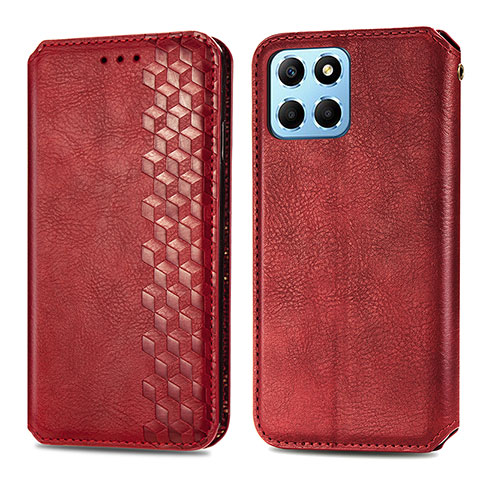 Handytasche Stand Schutzhülle Flip Leder Hülle S01D für Huawei Honor 70 Lite 5G Rot