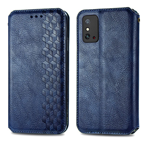 Handytasche Stand Schutzhülle Flip Leder Hülle S01D für Huawei Honor X10 Max 5G Blau