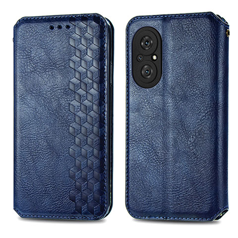 Handytasche Stand Schutzhülle Flip Leder Hülle S01D für Huawei Nova 9 SE Blau