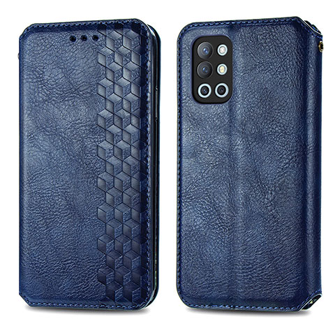 Handytasche Stand Schutzhülle Flip Leder Hülle S01D für OnePlus 9R 5G Blau