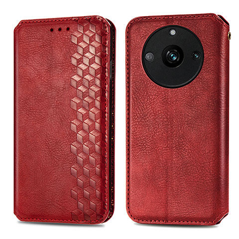 Handytasche Stand Schutzhülle Flip Leder Hülle S01D für Realme 11 Pro 5G Rot