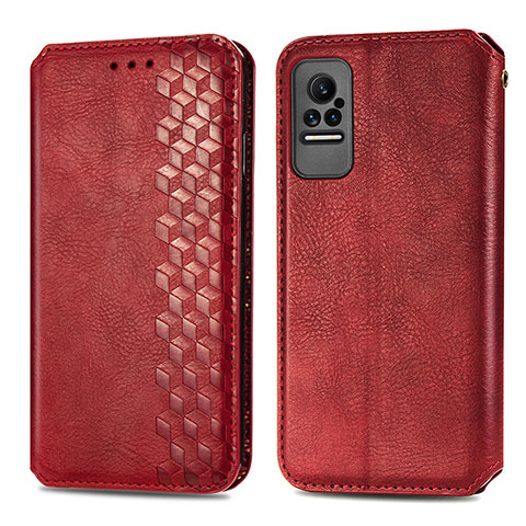 Handytasche Stand Schutzhülle Flip Leder Hülle S01D für Xiaomi Civi 5G Rot