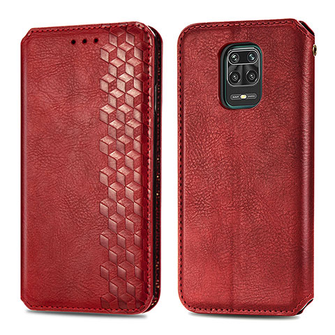 Handytasche Stand Schutzhülle Flip Leder Hülle S01D für Xiaomi Poco M2 Pro Rot