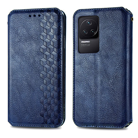 Handytasche Stand Schutzhülle Flip Leder Hülle S01D für Xiaomi Redmi K50 Pro 5G Blau