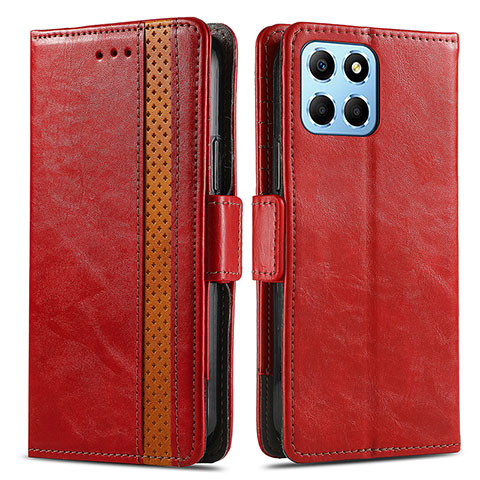 Handytasche Stand Schutzhülle Flip Leder Hülle S02D für Huawei Honor 70 Lite 5G Rot