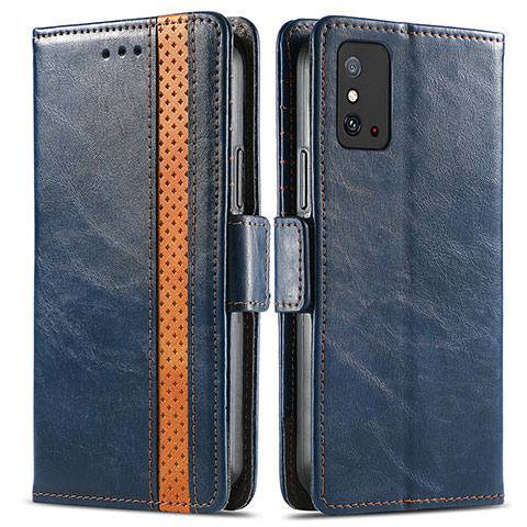 Handytasche Stand Schutzhülle Flip Leder Hülle S02D für Huawei Honor X10 Max 5G Blau