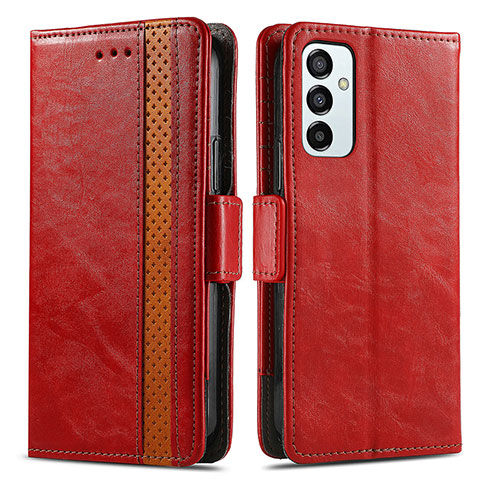 Handytasche Stand Schutzhülle Flip Leder Hülle S02D für Samsung Galaxy F23 5G Rot