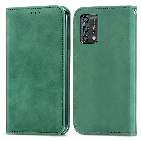 Handytasche Stand Schutzhülle Flip Leder Hülle S04D für Oppo F19s Grün