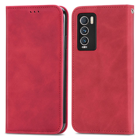 Handytasche Stand Schutzhülle Flip Leder Hülle S04D für Realme GT Master Explorer 5G Rot