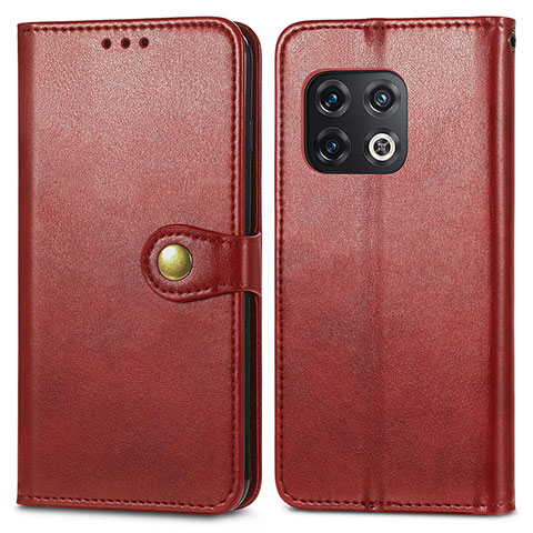 Handytasche Stand Schutzhülle Flip Leder Hülle S05D für OnePlus 10 Pro 5G Rot