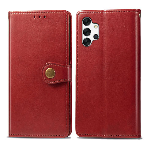 Handytasche Stand Schutzhülle Flip Leder Hülle S05D für Samsung Galaxy A32 5G Rot