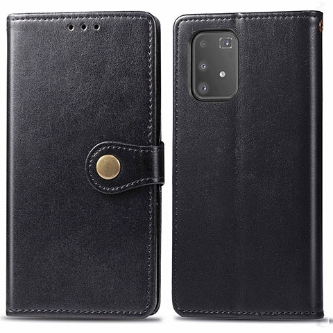 Handytasche Stand Schutzhülle Flip Leder Hülle S05D für Samsung Galaxy S10 Lite Schwarz