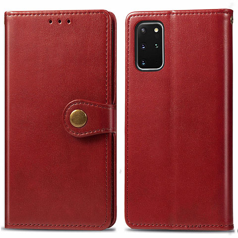 Handytasche Stand Schutzhülle Flip Leder Hülle S05D für Samsung Galaxy S20 Plus 5G Rot