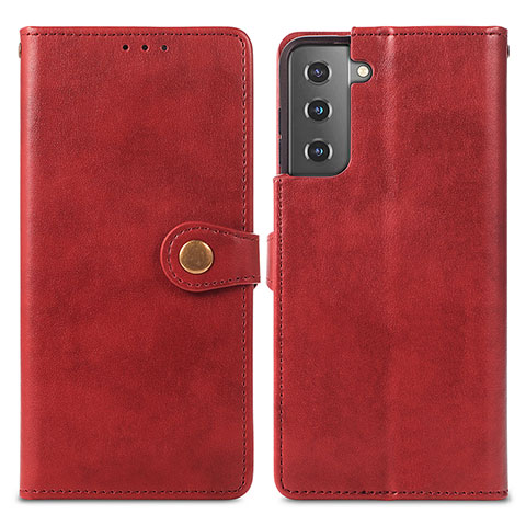 Handytasche Stand Schutzhülle Flip Leder Hülle S05D für Samsung Galaxy S22 Plus 5G Rot