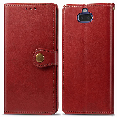 Handytasche Stand Schutzhülle Flip Leder Hülle S05D für Sony Xperia 8 Rot