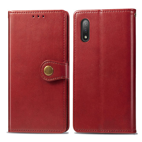 Handytasche Stand Schutzhülle Flip Leder Hülle S05D für Sony Xperia Ace II Rot