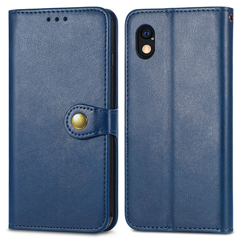 Handytasche Stand Schutzhülle Flip Leder Hülle S05D für Sony Xperia Ace III Blau