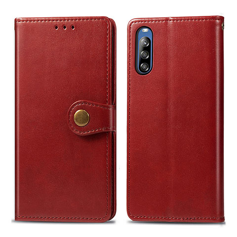 Handytasche Stand Schutzhülle Flip Leder Hülle S05D für Sony Xperia L4 Rot