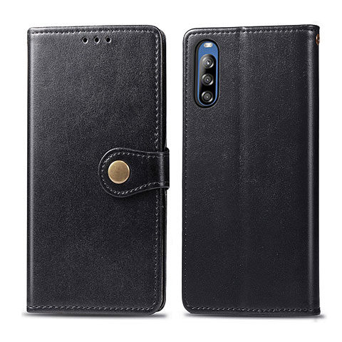 Handytasche Stand Schutzhülle Flip Leder Hülle S05D für Sony Xperia L4 Schwarz