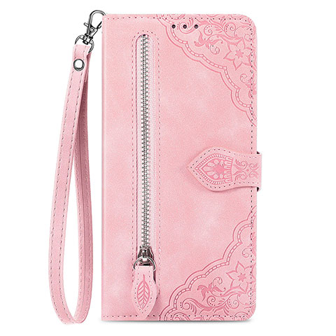 Handytasche Stand Schutzhülle Flip Leder Hülle S06D für OnePlus 10 Pro 5G Rosa