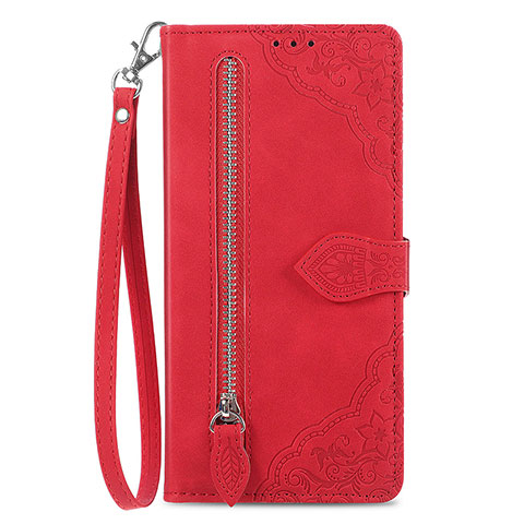 Handytasche Stand Schutzhülle Flip Leder Hülle S06D für OnePlus 10 Pro 5G Rot