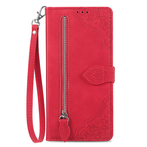 Handytasche Stand Schutzhülle Flip Leder Hülle S06D für OnePlus 11 5G Rot