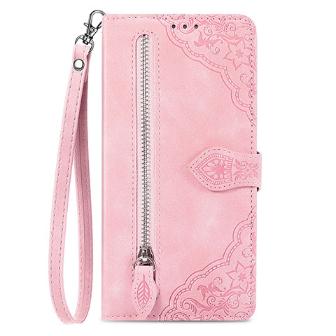 Handytasche Stand Schutzhülle Flip Leder Hülle S06D für OnePlus Ace 2 Pro 5G Rosa