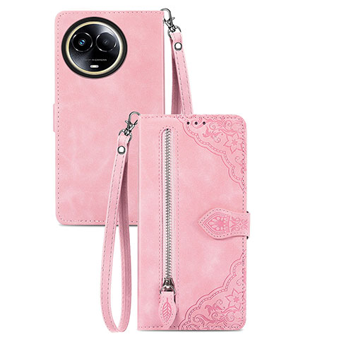 Handytasche Stand Schutzhülle Flip Leder Hülle S06D für Realme 11 5G Rosa