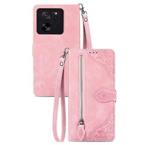 Handytasche Stand Schutzhülle Flip Leder Hülle S06D für Xiaomi Mi 13T 5G Rosa