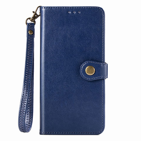 Handytasche Stand Schutzhülle Flip Leder Hülle S07D für Huawei P40 Pro Blau