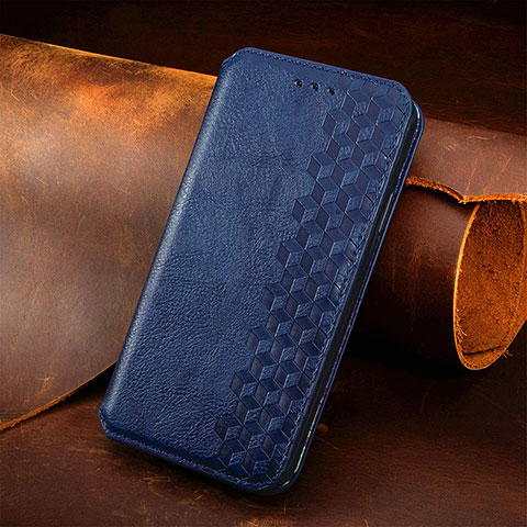 Handytasche Stand Schutzhülle Flip Leder Hülle S09D für Xiaomi Poco M5S Blau