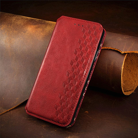 Handytasche Stand Schutzhülle Flip Leder Hülle S09D für Xiaomi Poco M5S Rot